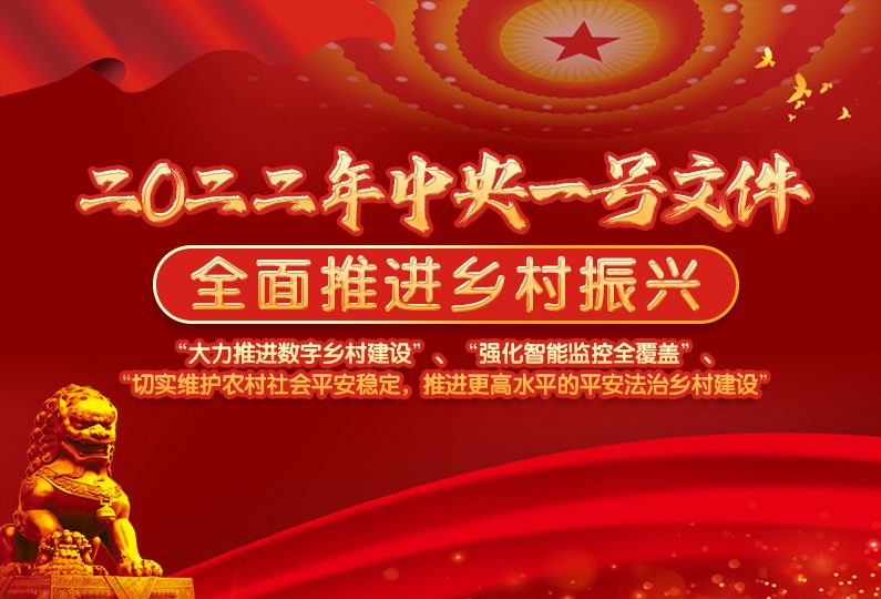 2022年中央一號(hào)文件發(fā)布，智慧安防產(chǎn)業(yè)有哪些“大錢景”？